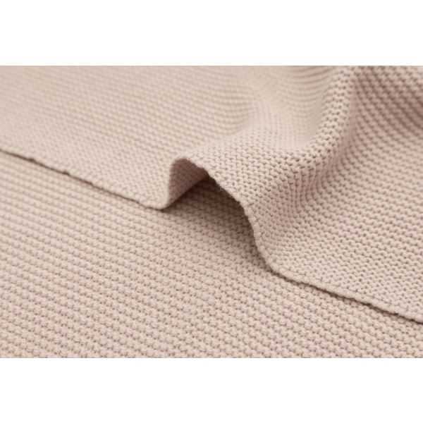 Jollein Basic Knit Ledikantdeken - 100 x 150 cm - Wild Rose