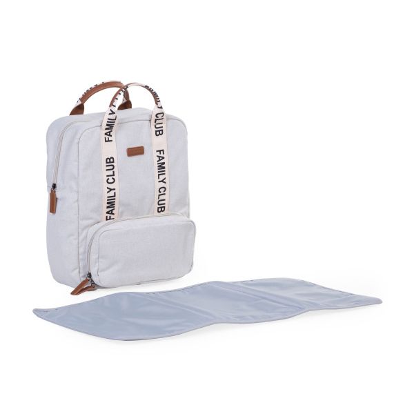 Childhome Verzorgingsrugzak Family Club Signature Ecru