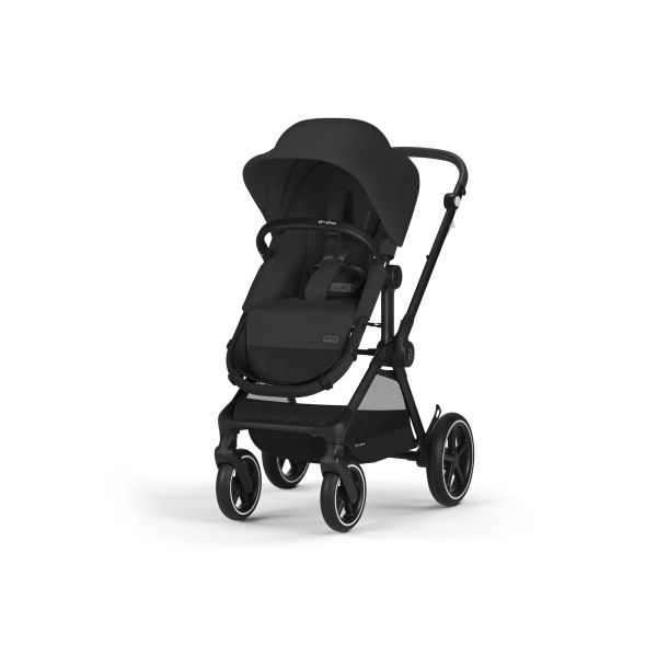 Cybex Kinderwagen Eos Lux BLK Moon Black Incl. Aton B2 i-Size & Adapter