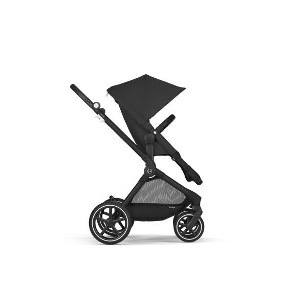 Cybex Kinderwagen Eos Lux BLK Moon Black Incl. Aton B2 i-Size & Adapter