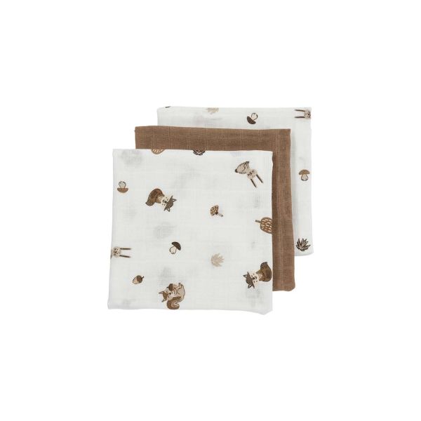 Meyco Starterset Hydrofiel Forest Animals Toffee 9-Pack
