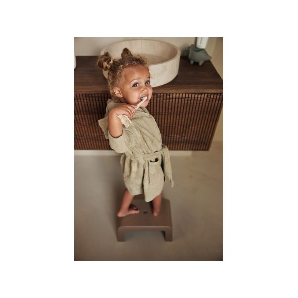 Jollein Miffy Jacquard Badjas - Badstof - 3-4 jaar - Olive Green Jollein Miffy Jacquard Badjas - Badstof - 3-4 jaar - Olive Green