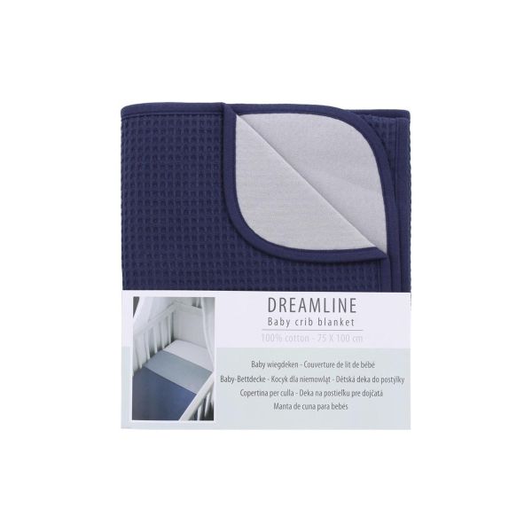 Dreamline Wiegdeken Blauw 75 x 100 cm