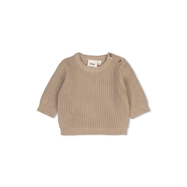 Feetje Sweater Gebreid The Magic is in You Taupe 56