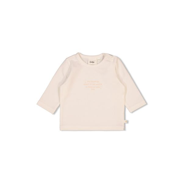 Feetje Longsleeve The Magic is in You Offwhite Roze 74