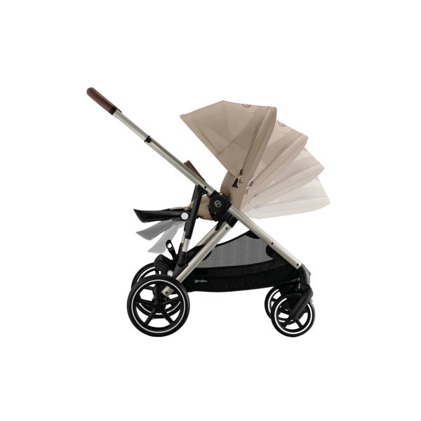 Cybex Wandelwagen Gazelle S TPE Almond Beige - Beige Cybex Wandelwagen Gazelle S TPE Almond Beige - Beige