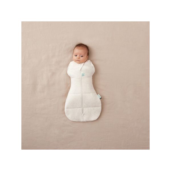 Ergopouch Cocoon Inbaker Slaapzak Oatmeal Marle 2,5 Tog 3-6mnd