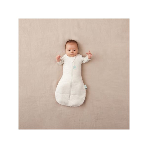 Ergopouch Cocoon Inbaker Slaapzak Oatmeal Marle 2,5 Tog 3-6mnd
