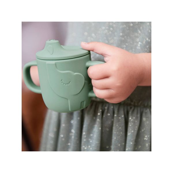 Done By Deer Spout Cup Peekaboo Elphee Blue