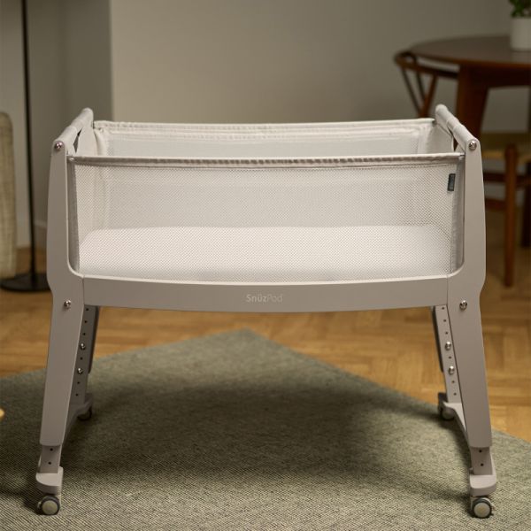 Snuz Bedside Crib SnuzPod Studio Oslo Grey