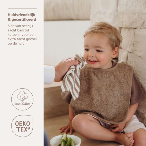 Meyco Slab - Badstof - Natural/Soft Sand/Taupe - 3-pack Meyco Slab - Badstof - Natural/Soft Sand/Taupe - 3-pack