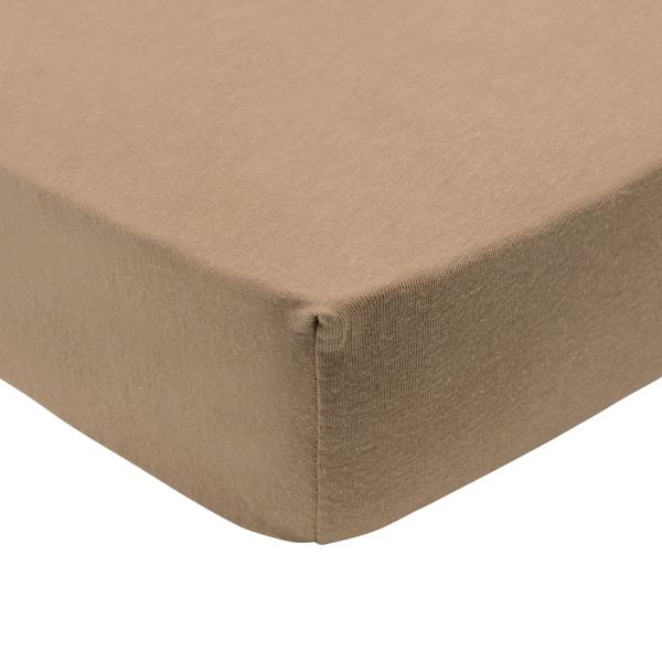 Jollein Hoeslaken Jersey - 2 Stuks - 40/50 x 80/90 cm - Sea Green/Biscuit 