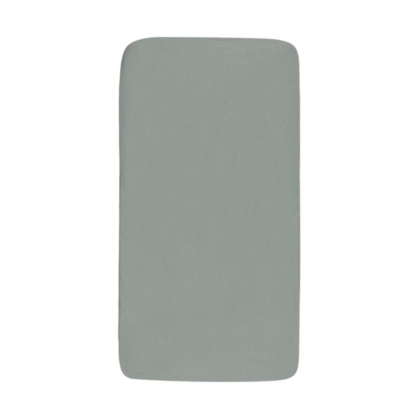 Jollein Hoeslaken - Jersey - 2 Stuks - 60×120 cm - Sea Green/Ivory