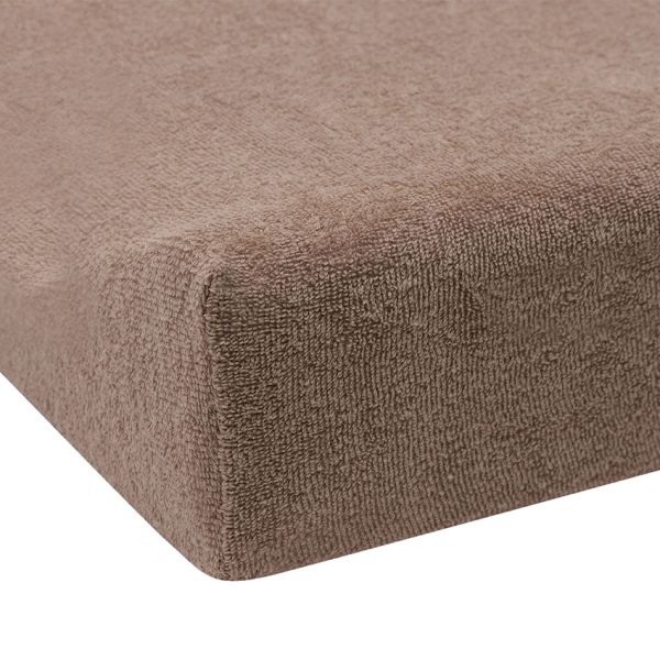 Jollein Aankleedkussenhoes Badstof 50x70cm - Milky Coffee/Ivory - 2 Stuks Jollein Aankleedkussenhoes Badstof 50x70cm - Milky Coffee/Ivory - 2 Stuks