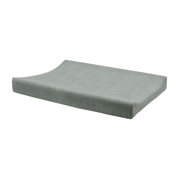 Jollein Aankleedkussenhoes Badstof 50x70cm - Sea Green/Ivory - 2 Stuks