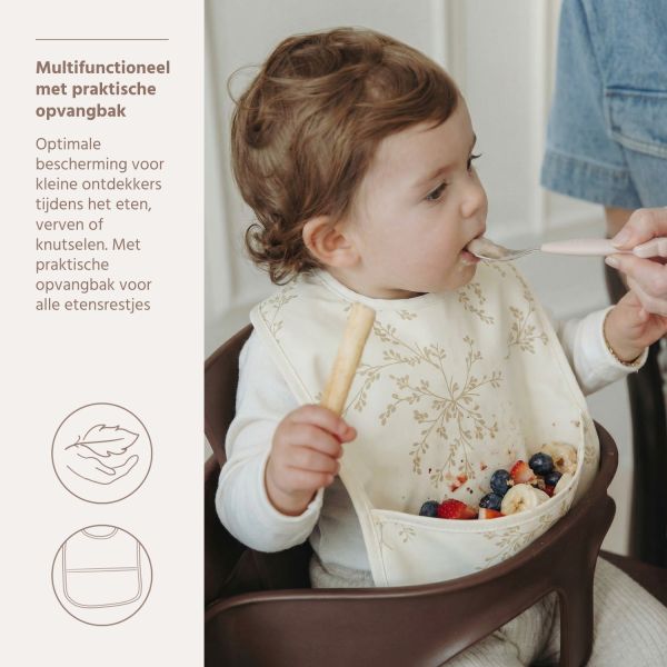 Meyco Slab met Opvangbak - Branches Sand - 2-Pack