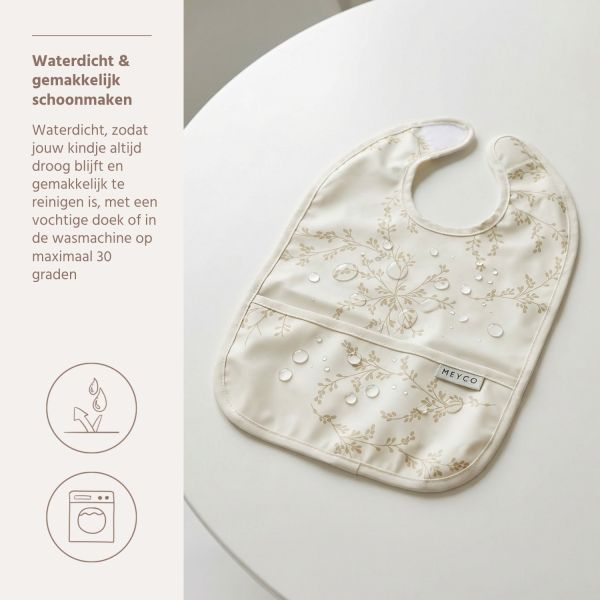 Meyco Slab met Opvangbak - Branches Sand - 2-Pack