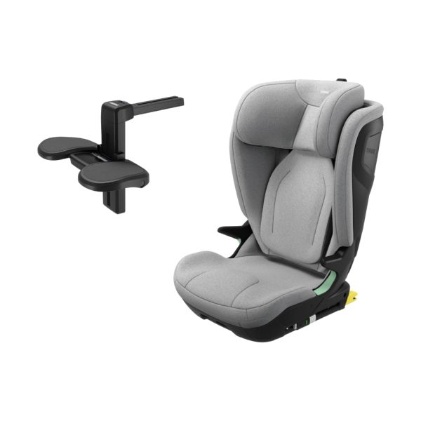Thule Autostoel Palm Booster + Thule Palm Voetsteun - Mid Gray Thule Autostoel Palm Booster + Thule Palm Voetsteun - Mid Gray