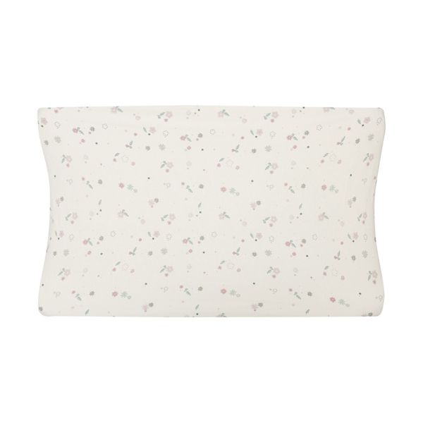Witlof For Kids Aankleedkussenhoes - Vintage Flowers - 70 x 50 cm - Jersey Witlof For Kids Aankleedkussenhoes - Vintage Flowers - 70 x 50 cm - Jersey