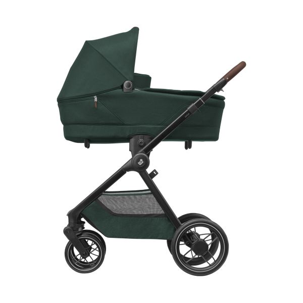 Maxi-Cosi Oxford+ 4-in-1 Kinderwagen Met Pebble Slide Pro Autostoel - Twillic Green/Onyx Black Maxi-Cosi Oxford+ 4-in-1 Kinderwagen Met Pebble Slide Pro Autostoel - Twillic Green/Onyx Black