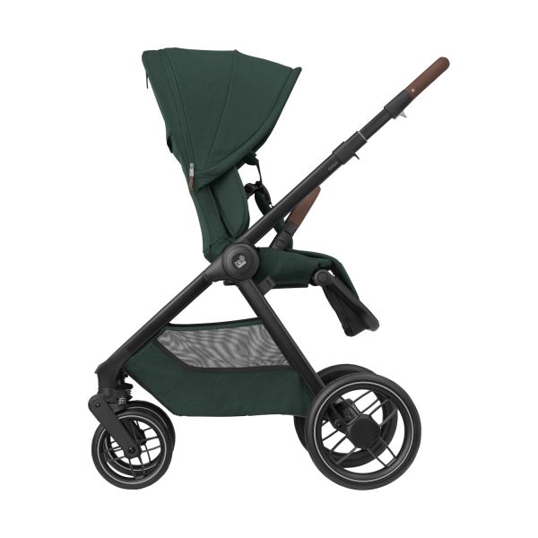 Maxi-Cosi Oxford+ Kinderwagen 2-in-1 - Twillic Green (Dark Frame + Brown Leather) Maxi-Cosi Oxford+ Kinderwagen 2-in-1 - Twillic Green (Dark Frame + Brown Leather)