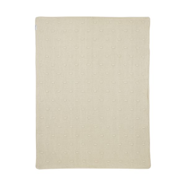 Meyco Baby Ledikantdeken Teddy Knots Soft Sand 100 x 150 cm