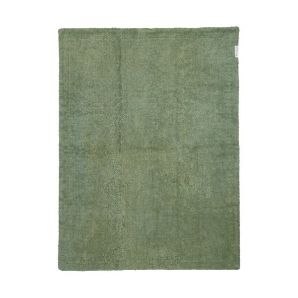 Meyco Baby Ledikantdeken Wafel Teddy Olive Green 100 x 150 cm Meyco Baby Ledikantdeken Wafel Teddy Olive Green 100 x 150 cm