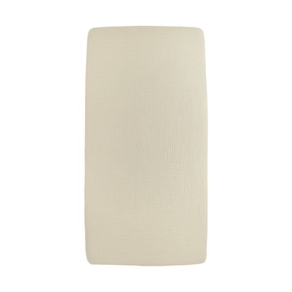 Meyco Baby Uni Hoeslaken Ledikant - 60 x 120 cm - Pre-Washed Hydrofiel - Soft Sand Meyco Baby Uni Hoeslaken Ledikant - 60 x 120 cm - Pre-Washed Hydrofiel - Soft Sand