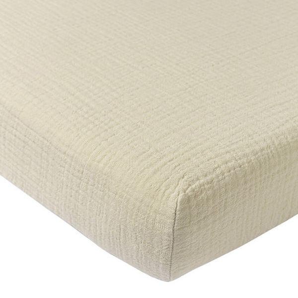 Meyco Baby Uni Hoeslaken Ledikant - 60 x 120 cm - Pre-Washed Hydrofiel - Soft Sand Meyco Baby Uni Hoeslaken Ledikant - 60 x 120 cm - Pre-Washed Hydrofiel - Soft Sand