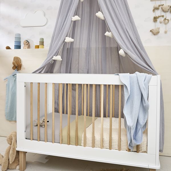 Meyco Baby Uni Wieglaken - Pre-Washed Hydrofiel - 75 x 100 cm - Soft Olive