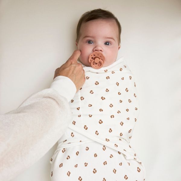 Meyco Mini Panther Inbakerdoek Soft Pink 4-6 Maanden