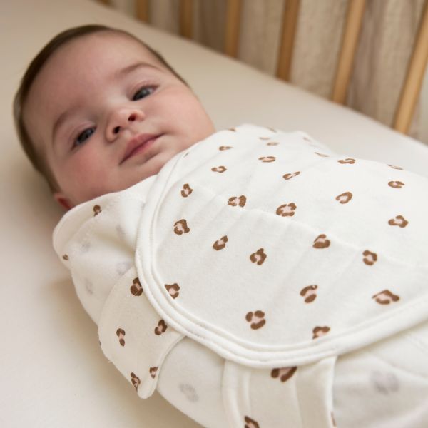 Meyco Mini Panther Inbakerdoek Soft Pink 4-6 Maanden