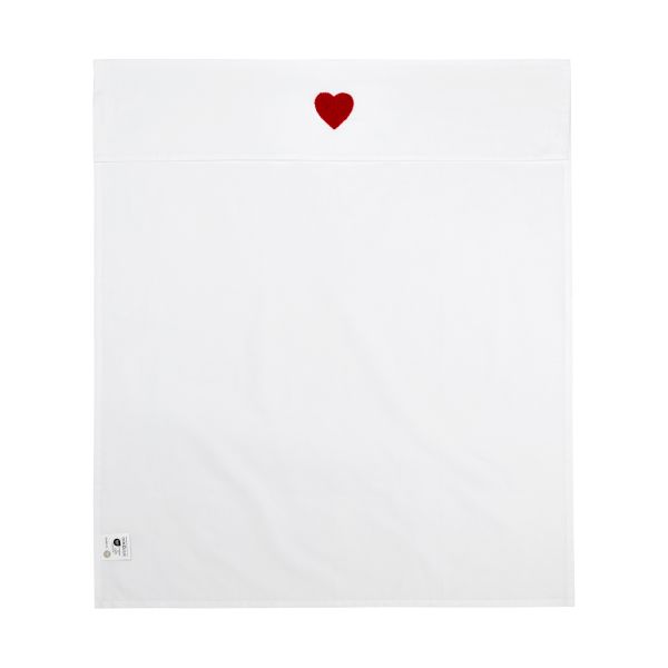 Meyco Baby Ledikantlaken Sweet Heart Red 100 x 150 cm