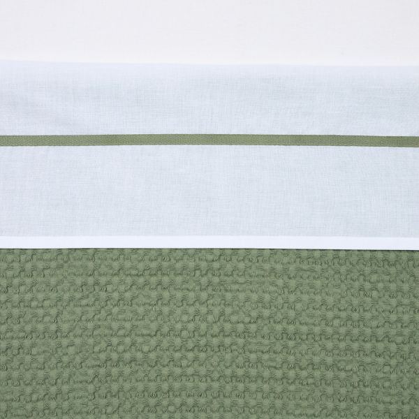 Meyco Baby Ledikantlaken Bies Olive Green 100 x 150 cm Meyco Baby Ledikantlaken Bies Olive Green 100 x 150 cm