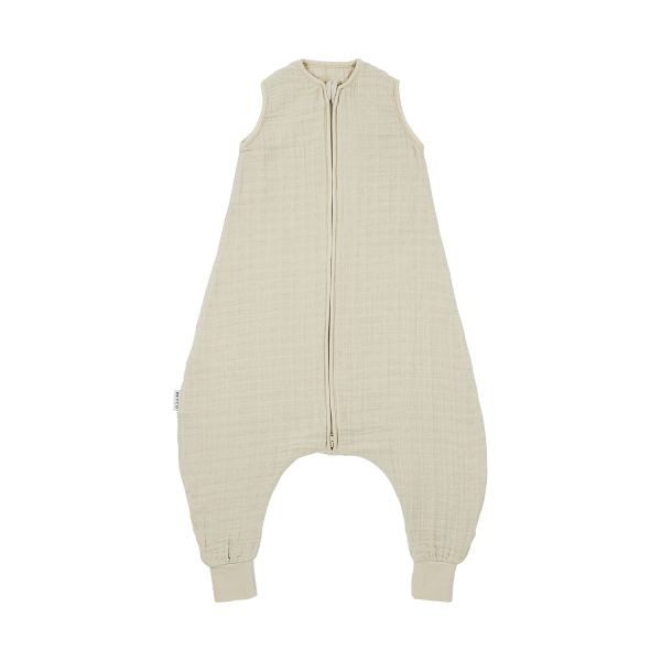 Meyco Baby Uni Zomer Slaapoverall Jumper - 80 cm - Pre-Washed Hydrofiel - Soft Sand Meyco Baby Uni Zomer Slaapoverall Jumper - 80 cm - Pre-Washed Hydrofiel - Soft Sand