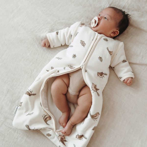 Meyco Baby Slaapzak Met Afritsbare Mouwen Robin Multicolour 70 cm Meyco Baby Slaapzak Met Afritsbare Mouwen Robin Multicolour 70 cm