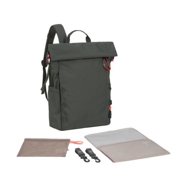 Lässig Outdoor Rolltop Rugzak - Dark Olive Lässig Outdoor Rolltop Rugzak - Dark Olive
