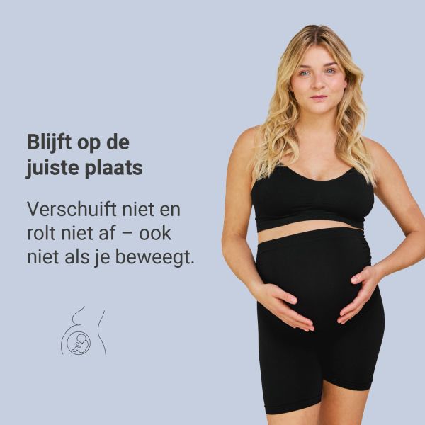 Carriwell Zwangerschapsshort - Zwart - M Carriwell Zwangerschapsshort - Zwart - M