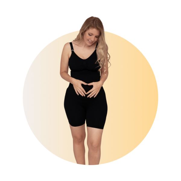 Carriwell Zwangerschapsshort - Zwart - S