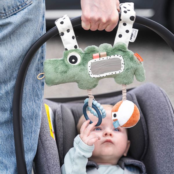 Done By Deer Croco Hangend Activiteiten Speeltje - Green