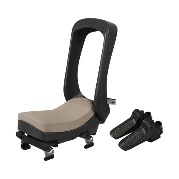 Urban Iki Junior Fietszitje Met Montagekader - Bincho Black/Inaho Beige Urban Iki Junior Fietszitje Met Montagekader - Bincho Black/Inaho Beige