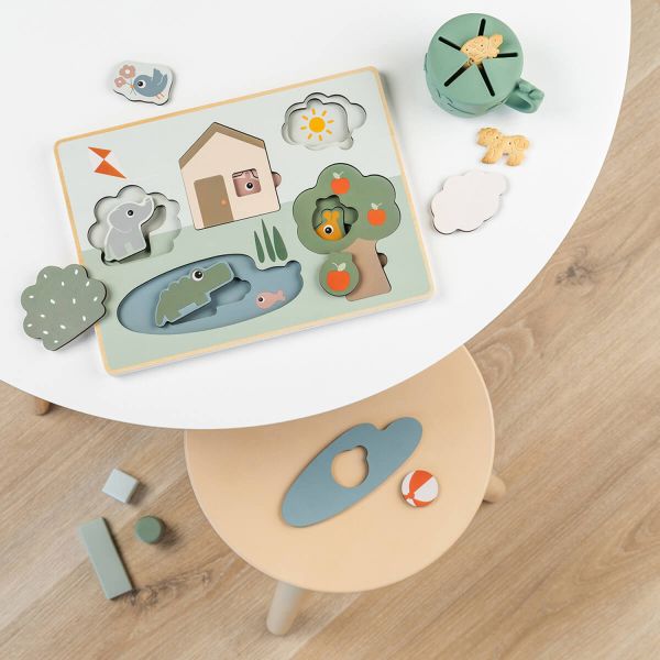 Done By Deer Deer Friends Laagjes Puzzel - Colour Mix