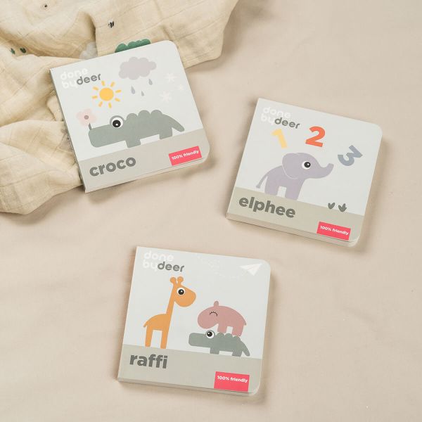 Done By Deer Croco Boekje Seizoenen - Colour Mix 