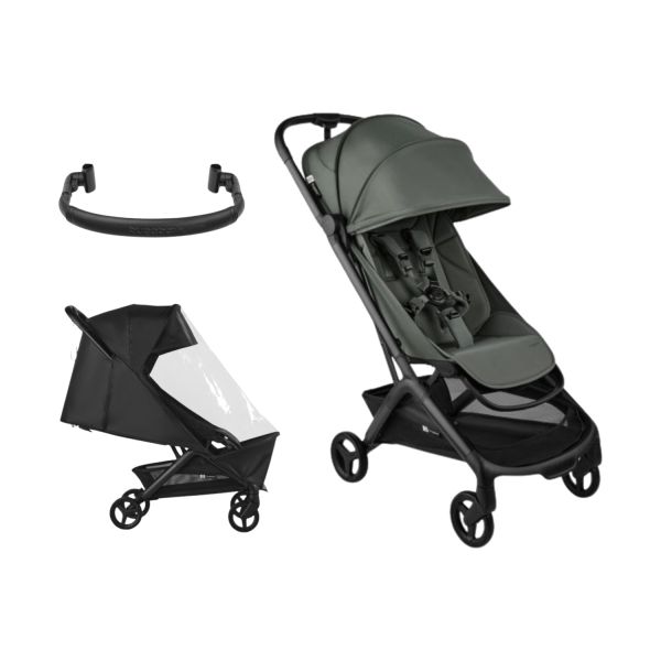Bugaboo Butterfly 2 Buggy - Essential Bundel - Forest Green Bugaboo Butterfly 2 Buggy - Essential Bundel - Forest Green