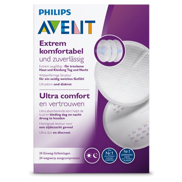 Philips Avent Borstkompressen Wegwerp (24 stuks) SCF254/24