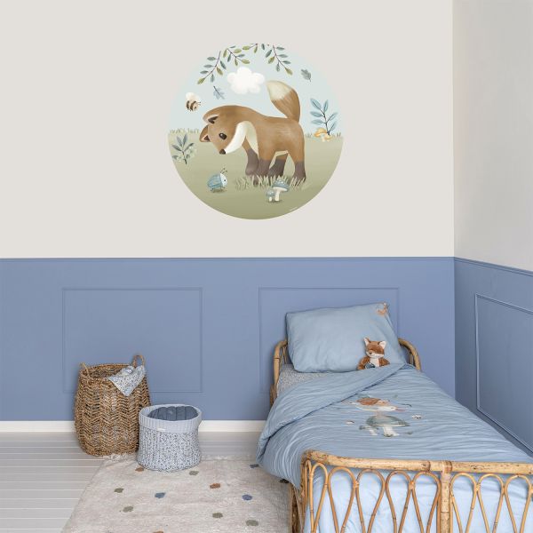 Little Dutch Wallpaper Circle Forest Friends 100 cm Little Dutch Wallpaper Circle Forest Friends 100 cm