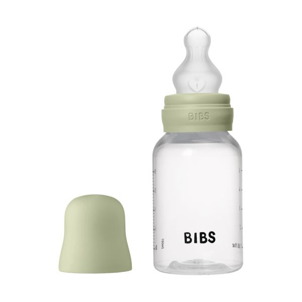 BIBS Fles - Slow Flow - 150 ml - Silicone - Sage