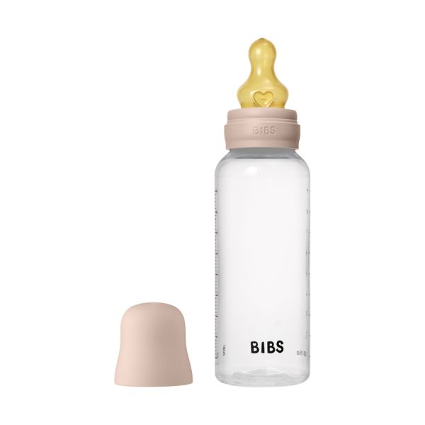BIBS Fles - Medium Flow - 270 ml - Blush - Ronde Speen