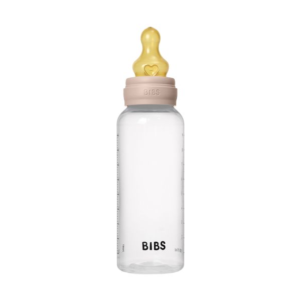 BIBS Fles - Medium Flow - 270 ml - Blush - Ronde Speen