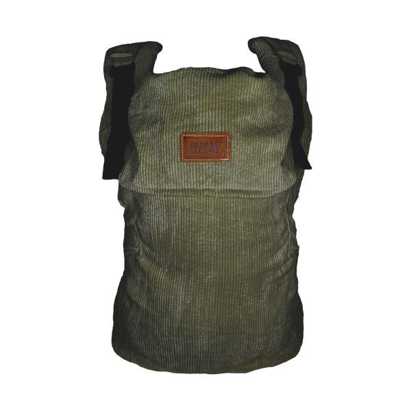 ByKay Click Carrier Deluxe Draagzak - Rib - Moss Green ByKay Click Carrier Deluxe Draagzak - Rib - Moss Green